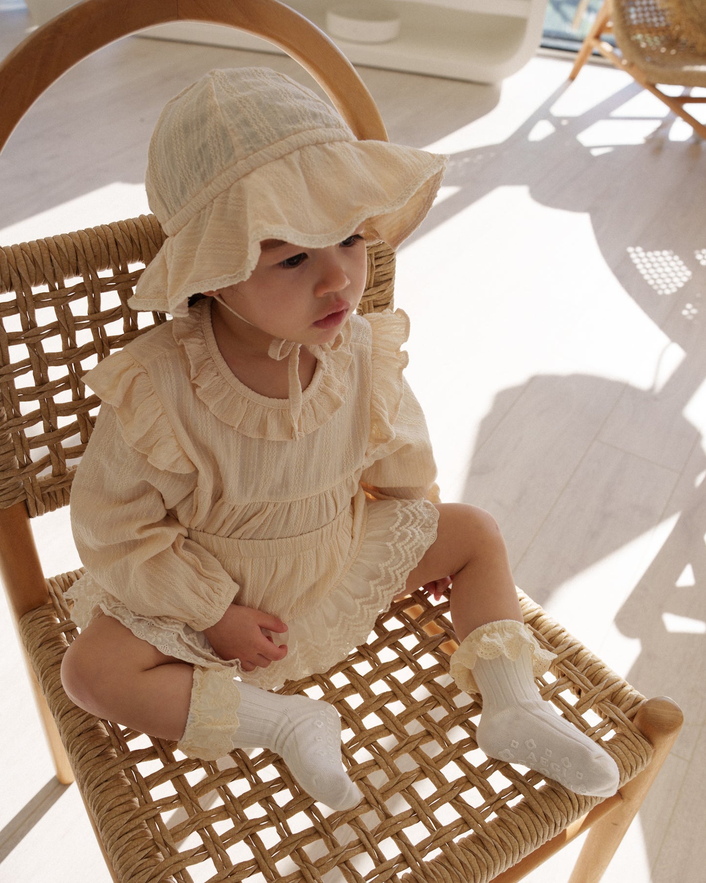 Julia Lace Ankle Socks - Ivory