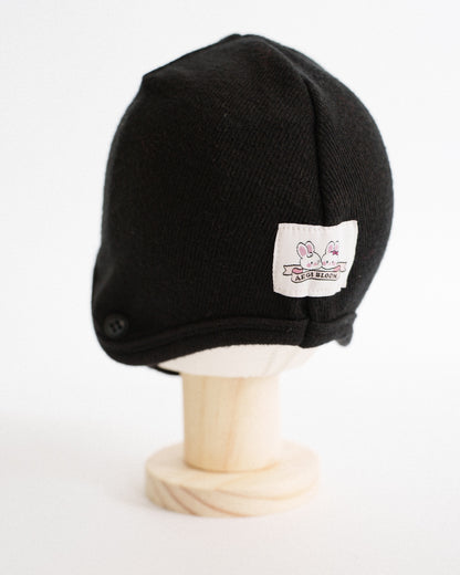 Beanie Bonnet - Black