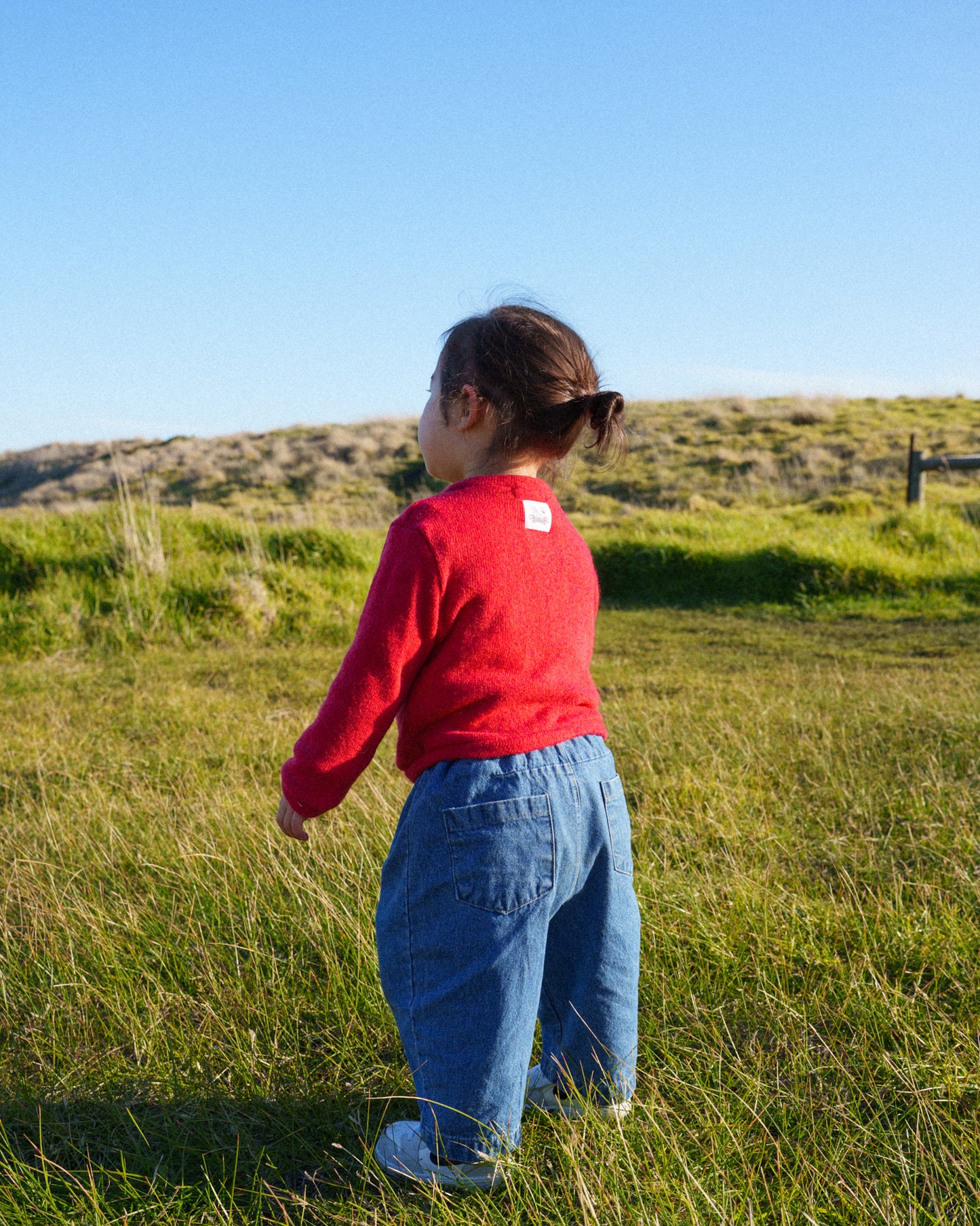 Mochi Knit Cardigan - Red