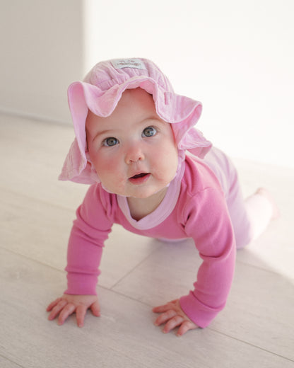 Gelato Muslin Sun Hat - Guava Latte