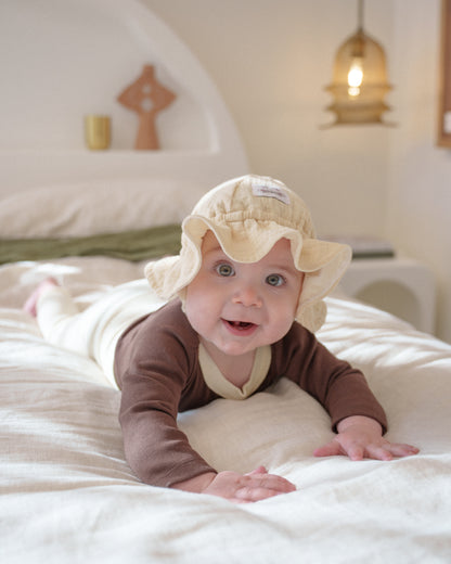 Gelato Muslin Sun Hat - Brown Sugar Boba