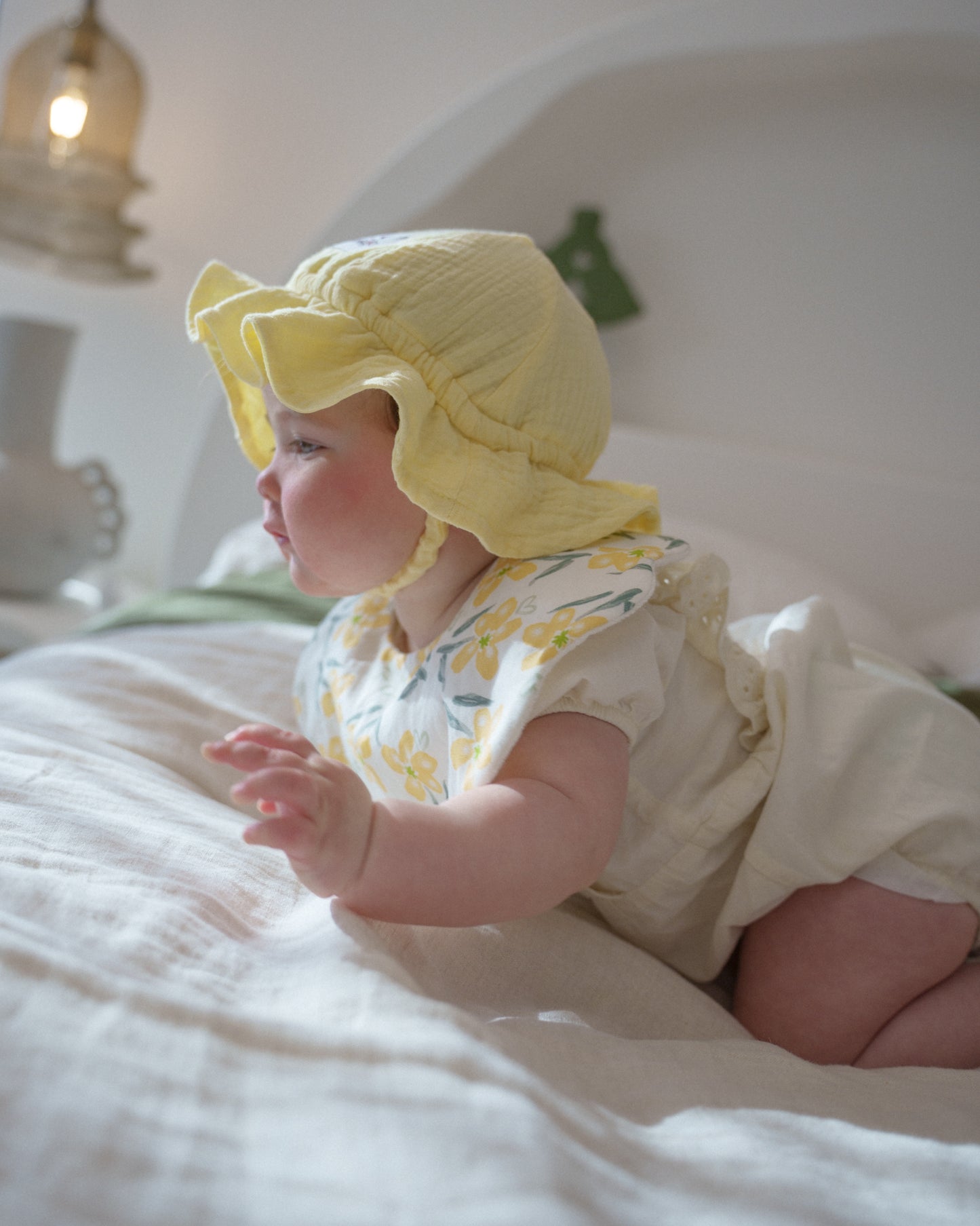Gelato Muslin Sun Hat - Lemon