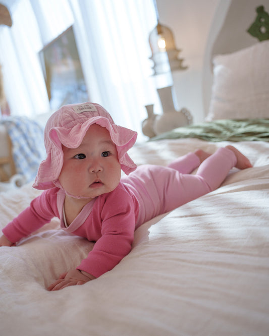 Gelato Muslin Sun Hat - Guava Latte