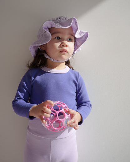Gelato Muslin Sun Hat - Ube Custard