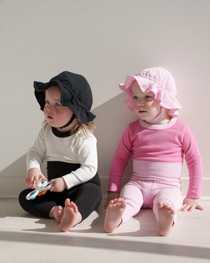Gelato Muslin Sun Hat - Guava Latte