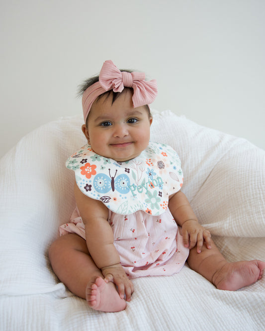 5-Layer Dribble Bib - Little Garden