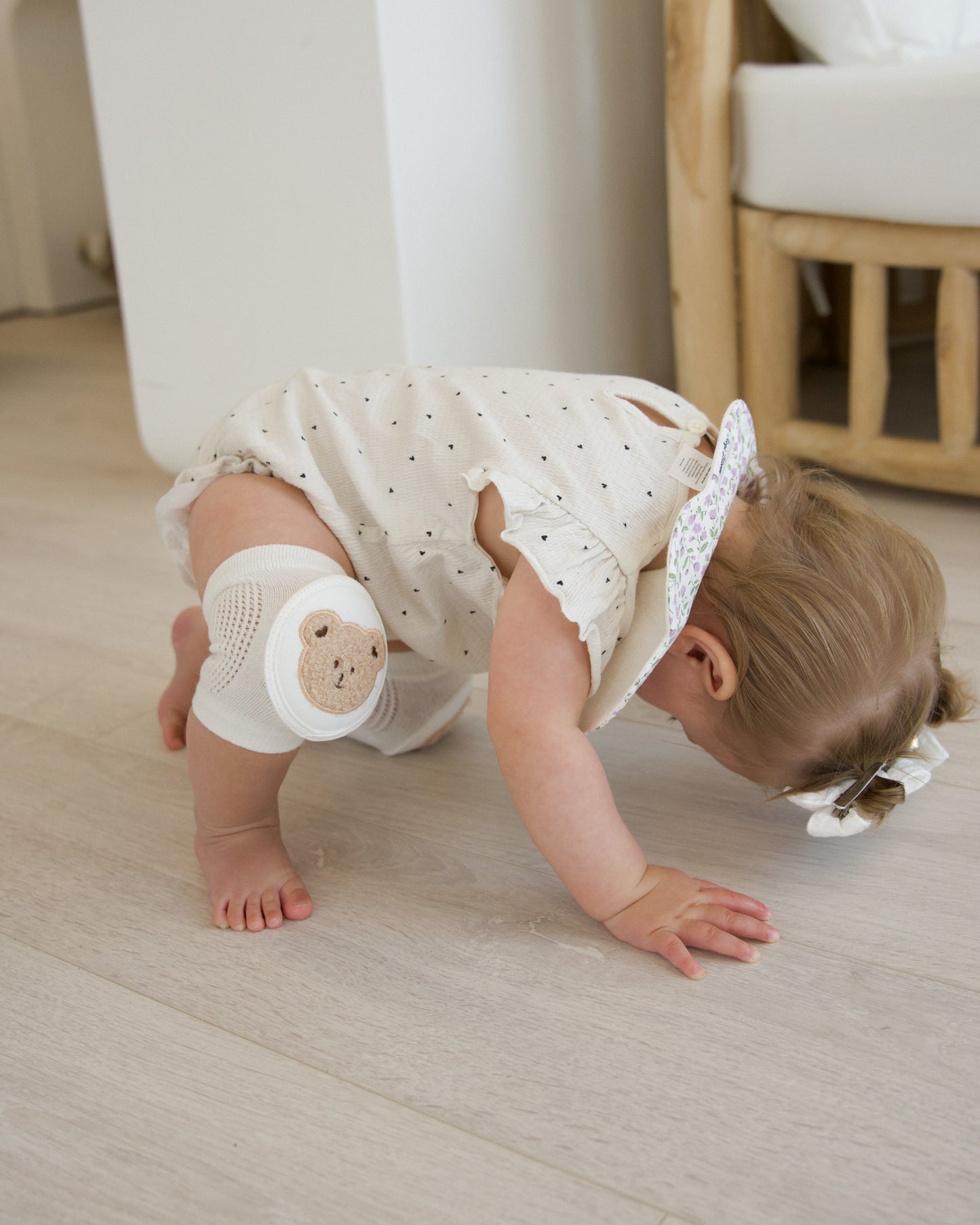 GrowGuard Knee Pads - Bouclé Teddy