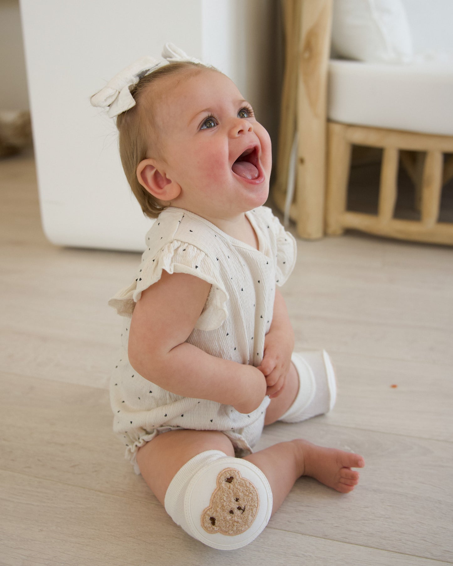 GrowGuard Knee Pads - Bouclé Teddy