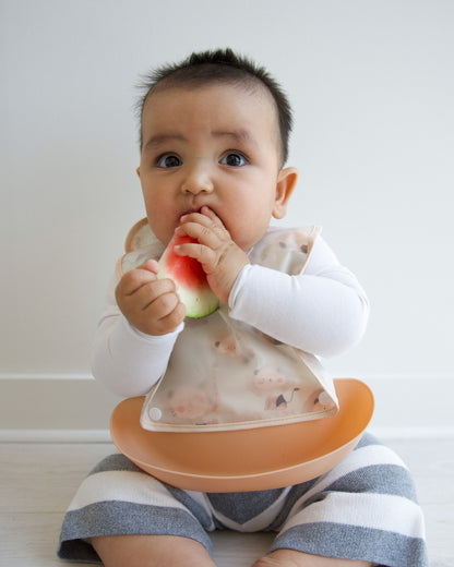 Food Catcher Bib - Lions