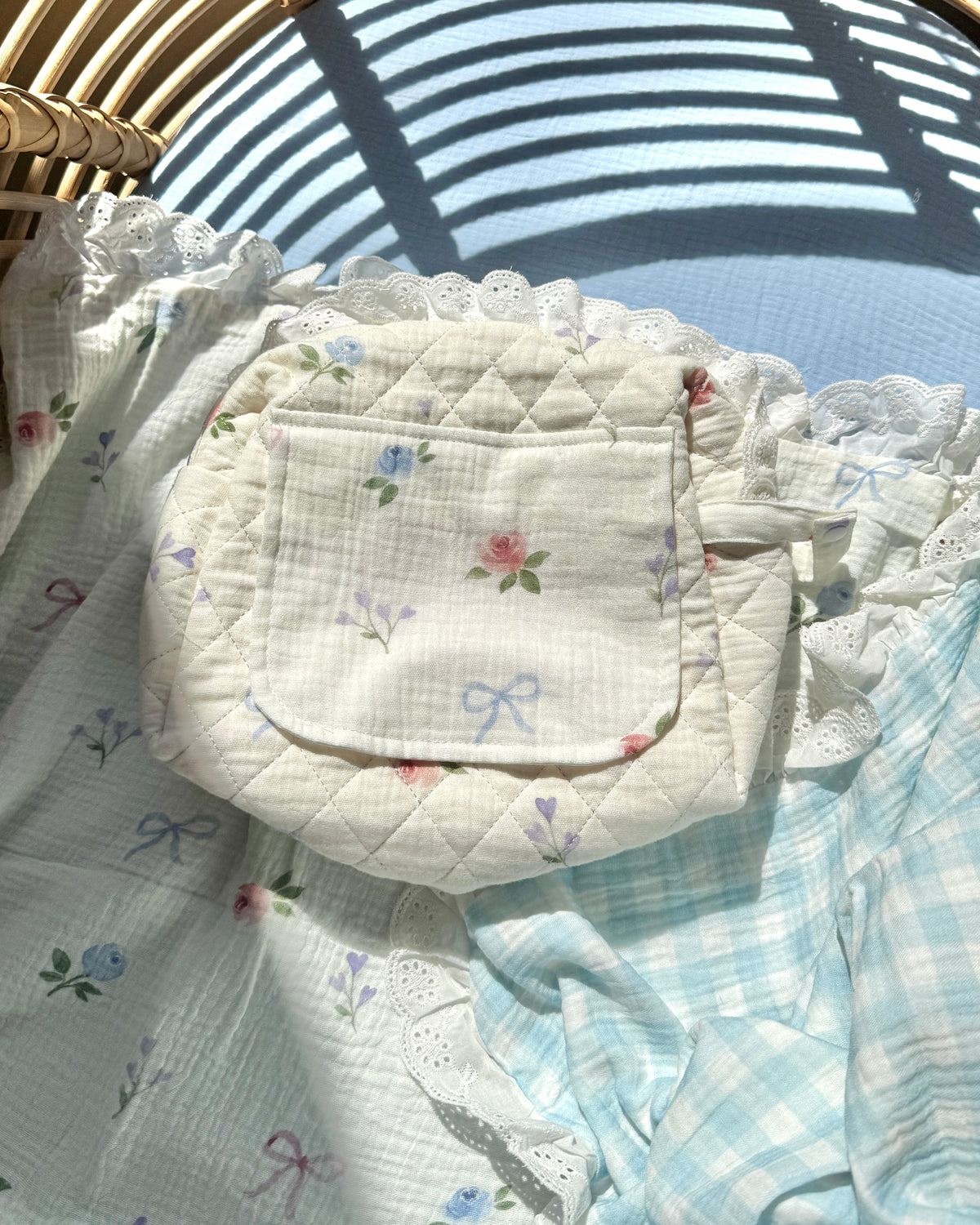 Lace Everyday Essentials Pouch - Bow & Bloom (PRE ORDER | 12 OCTOBER)