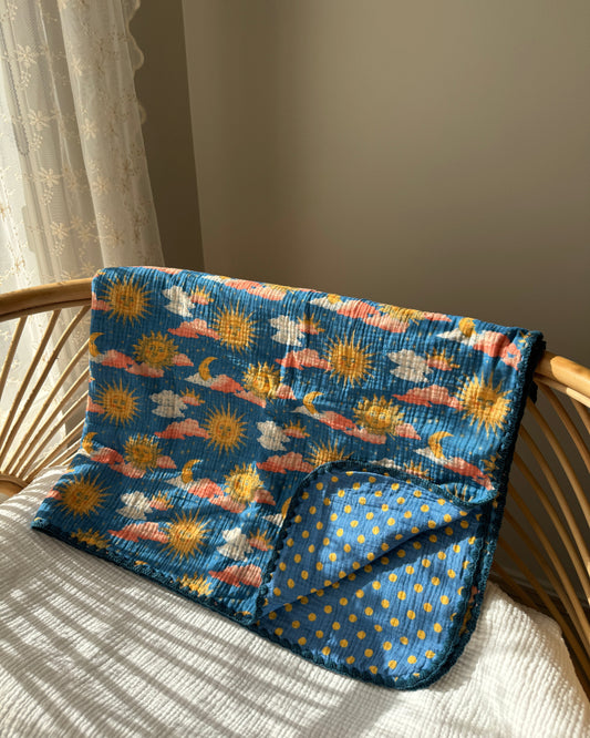 Organic Muslin Blanket - Golden Hour