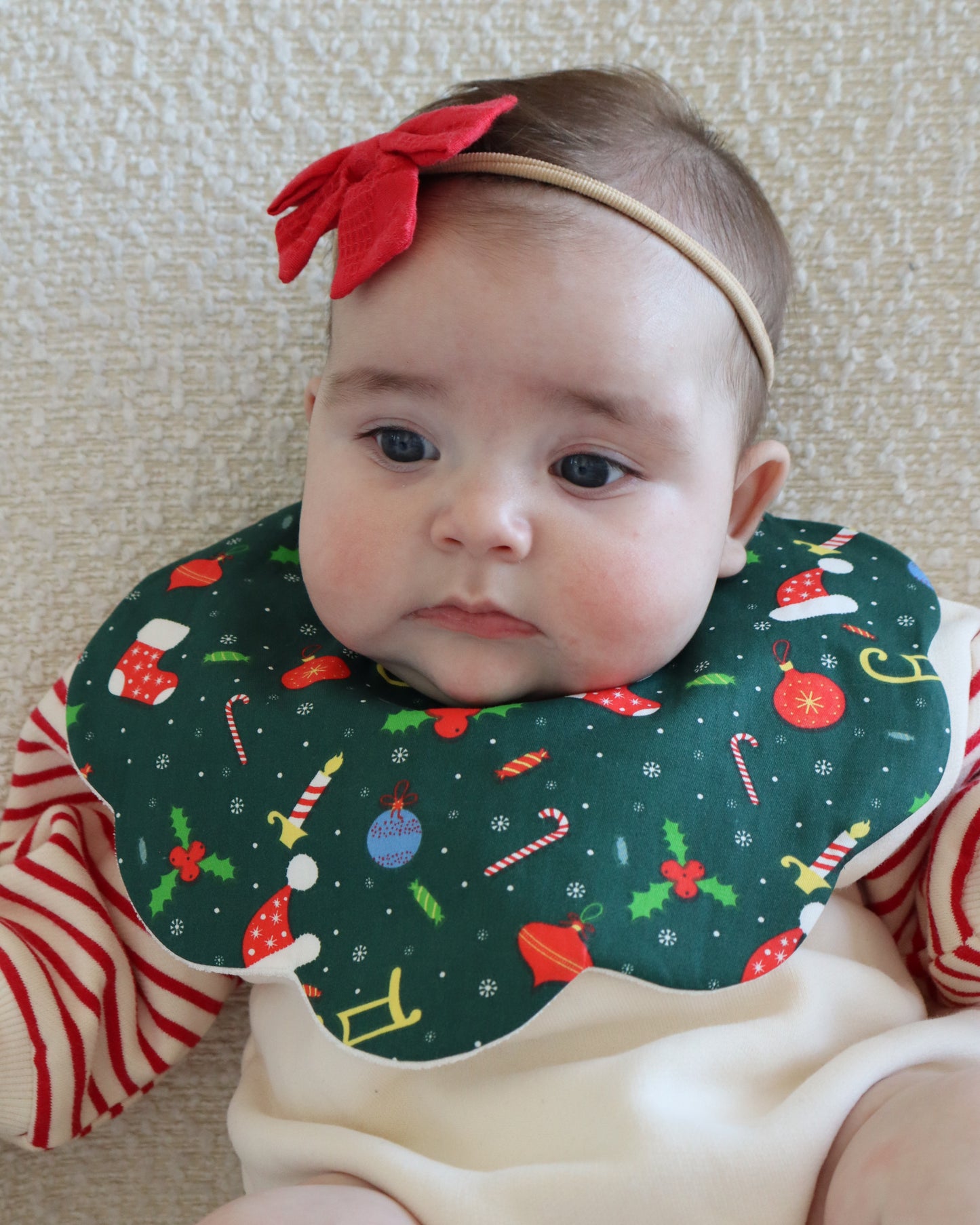 5-Layer Dribble Bib - Christmas Joy