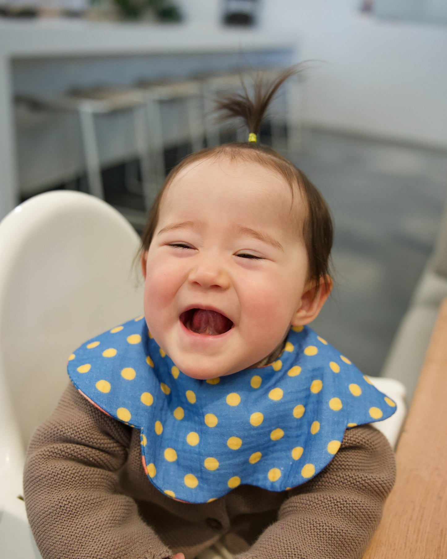 Organic Muslin 7-Layer Dribble Bib - Golden Hour