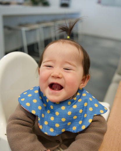 Organic Muslin 7-Layer Dribble Bib - Golden Hour