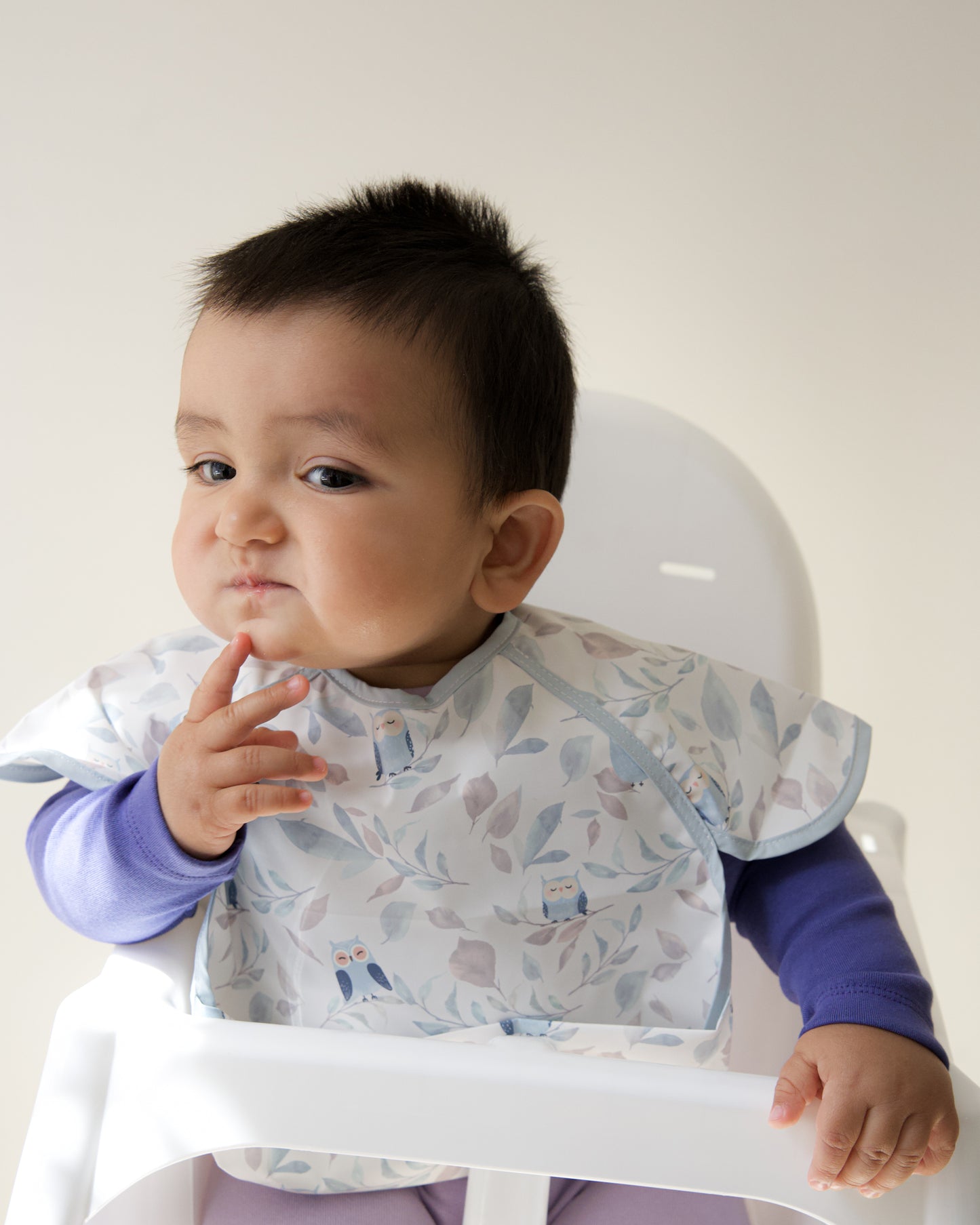 Waterproof Coverall Smock Bib Short Sleeves - Owls