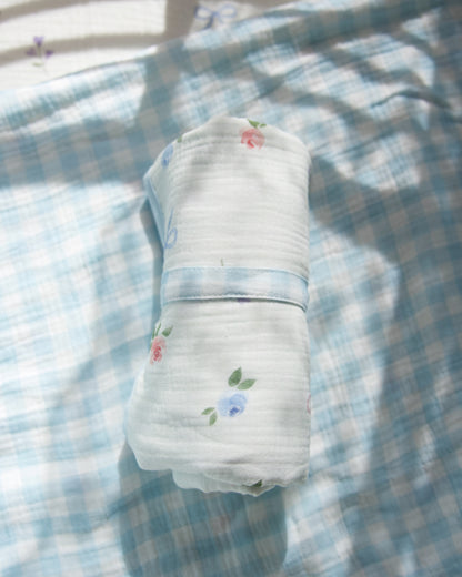 Organic Muslin Waterproof Changing Mat - Bow & Bloom
