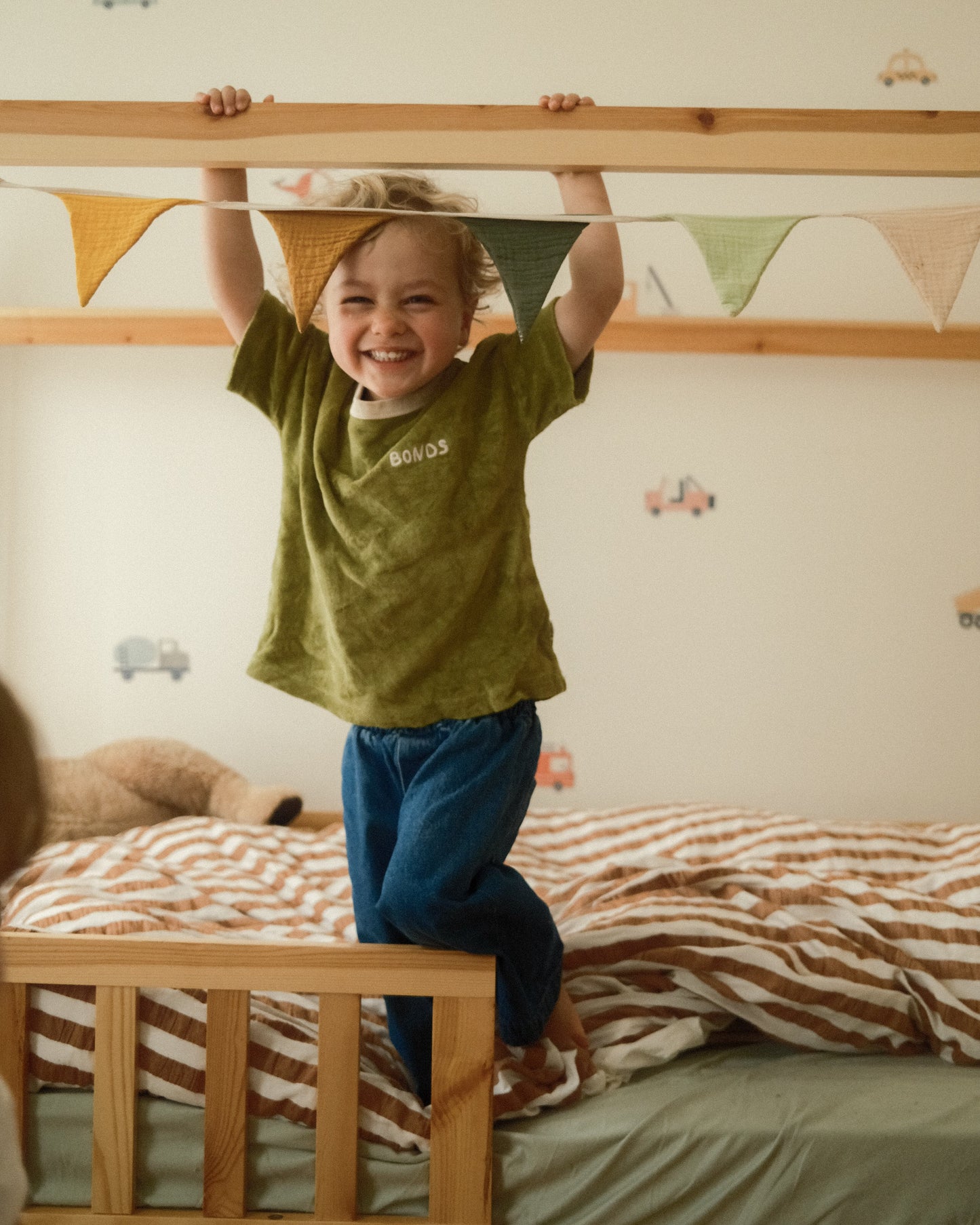 Daily Relaxed Denim Pants - Dark Blue