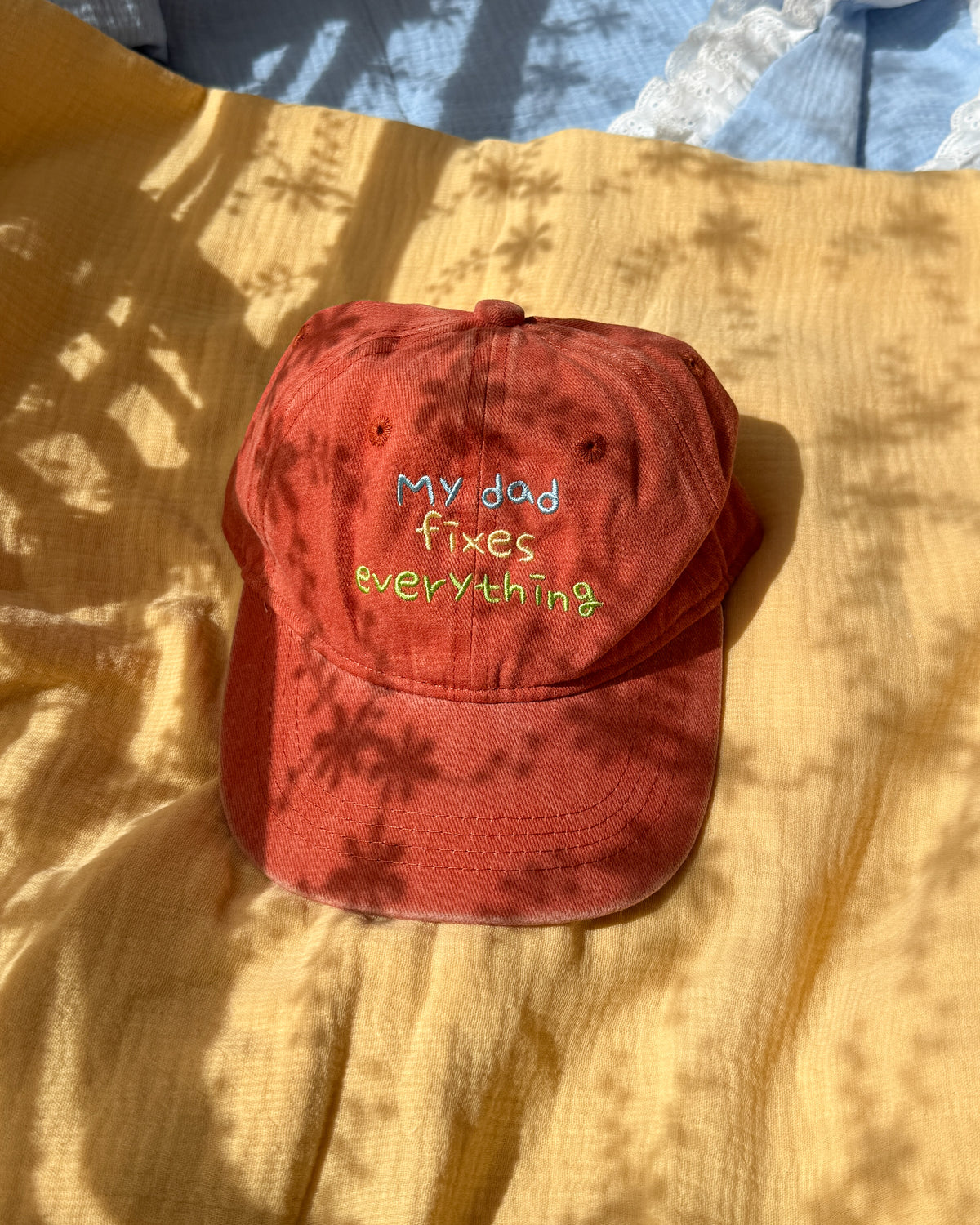 Kids Cap - My Dad Fixes Everything (Orange)