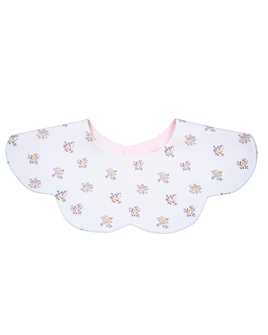 3- Layer Dribble Bib - Toasted Petal
