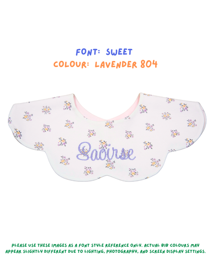 3- Layer Dribble Bib - Toasted Petal