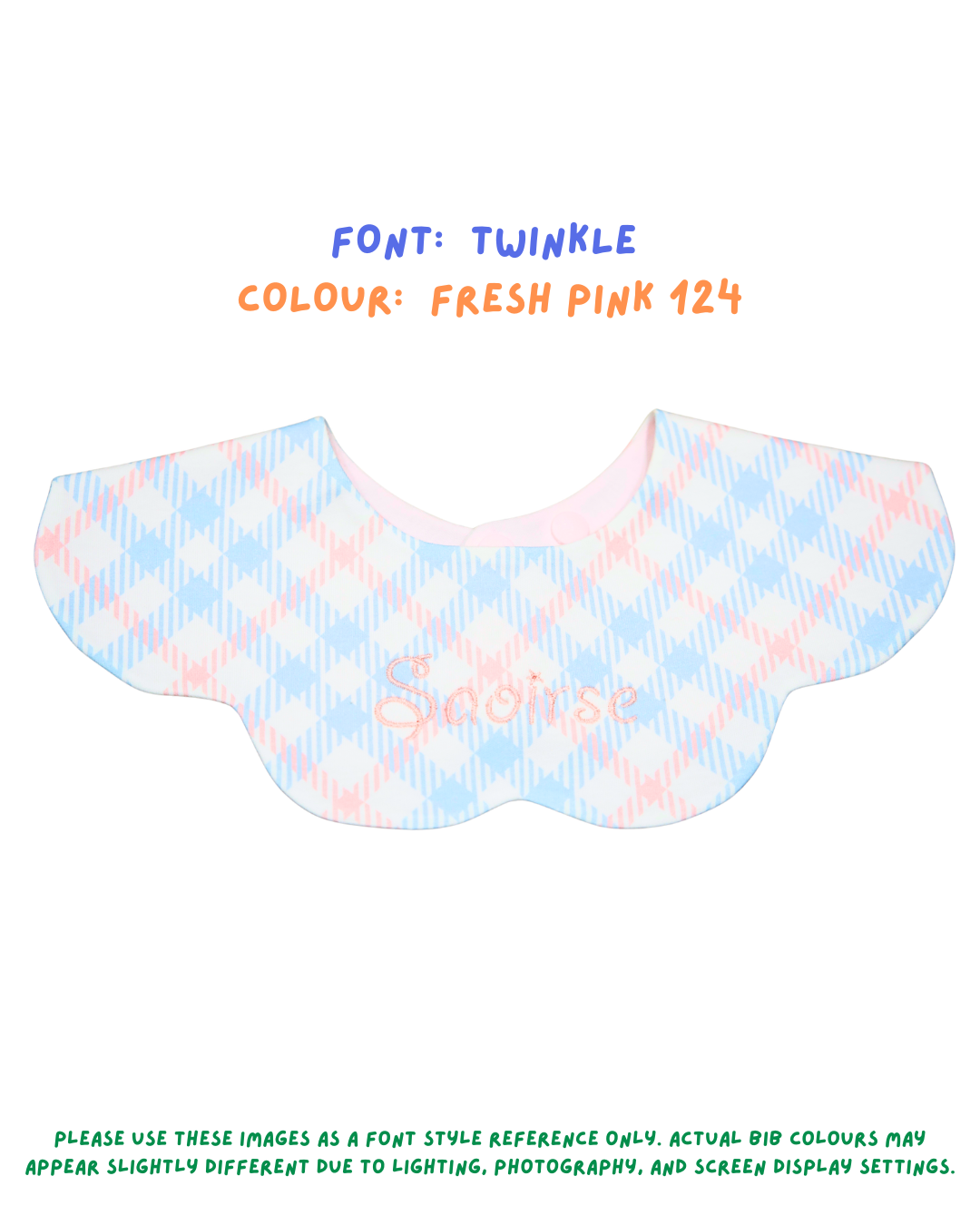 3- Layer Dribble Bib - Cloudberry Check