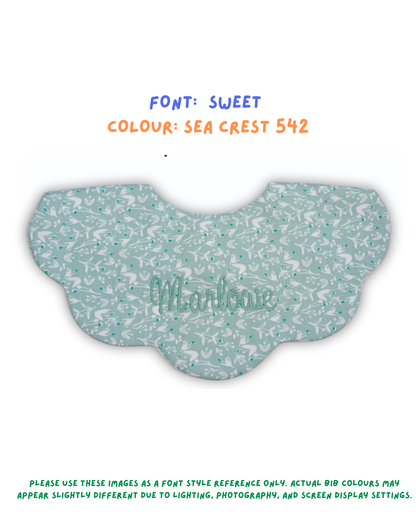 5-Layer Dribble Bib - Sage Florals