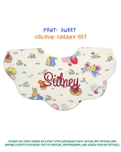5-Layer Dribble Bib - Bunny Farm