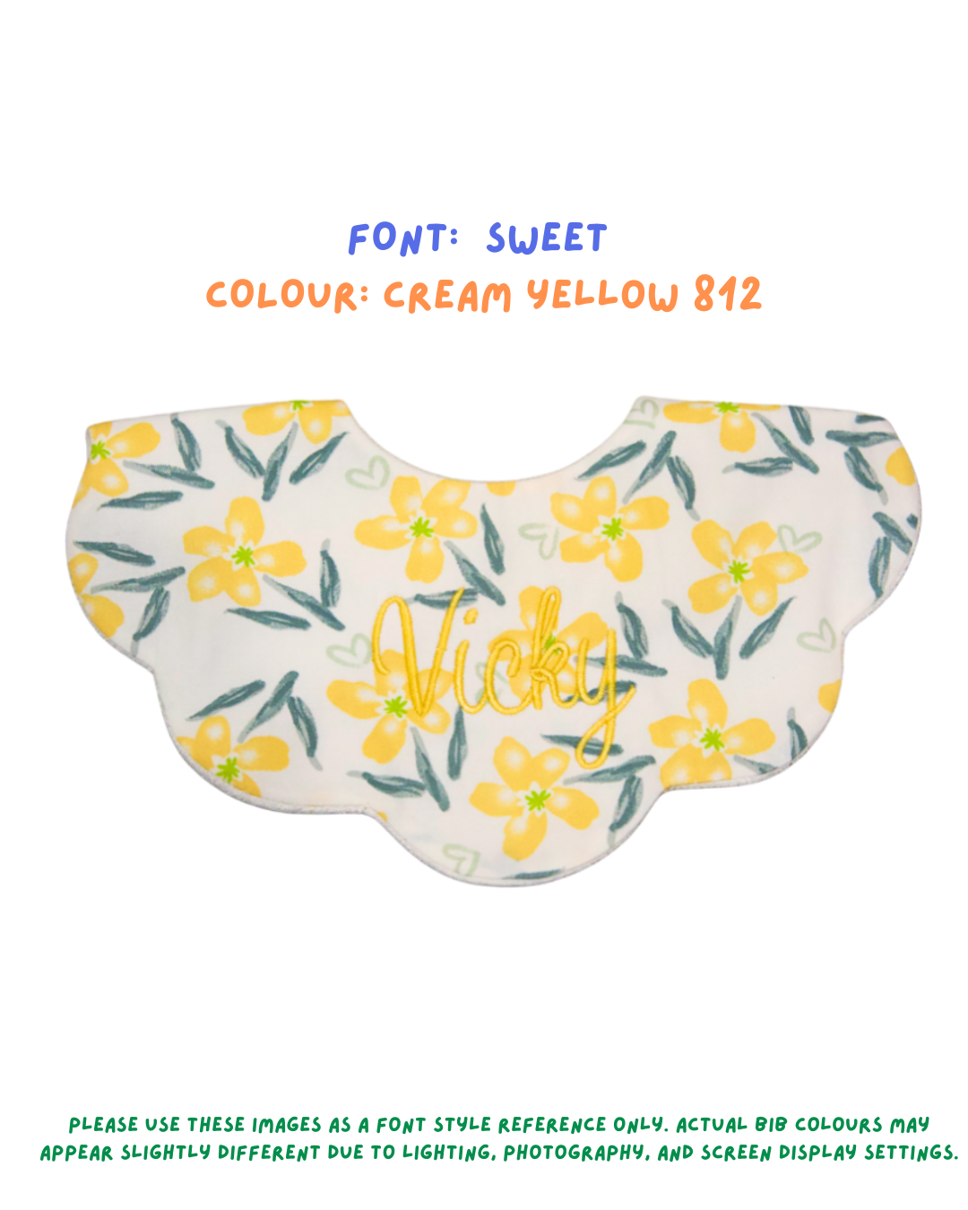 5-Layer Dribble Bib - Yellow Florals