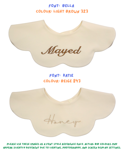 3- Layer Dribble Bib - Beige