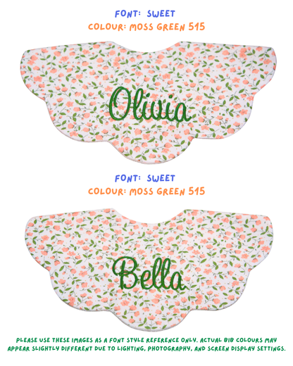 5-Layer Dribble Bib - Pink Bloom