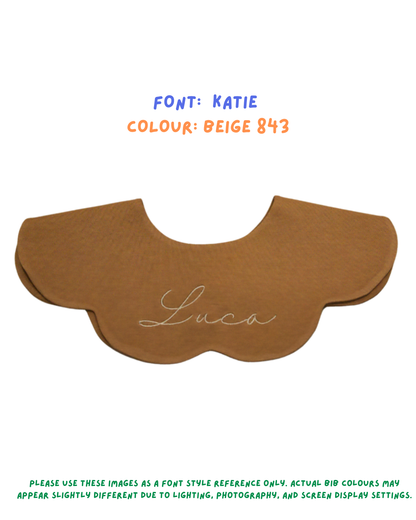 3- Layer Dribble Bib - Brown