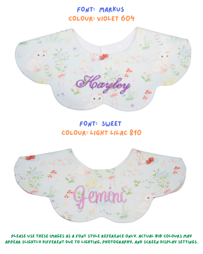3- Layer Dribble Bib - Kittens