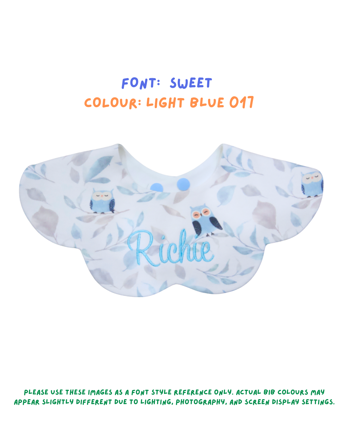 3- Layer Dribble Bib - Owls