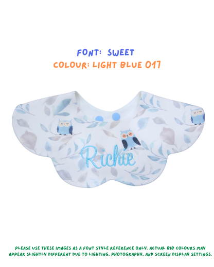 3- Layer Dribble Bib - Owls