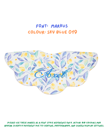 5-Layer Dribble Bib - Sunny Orchard