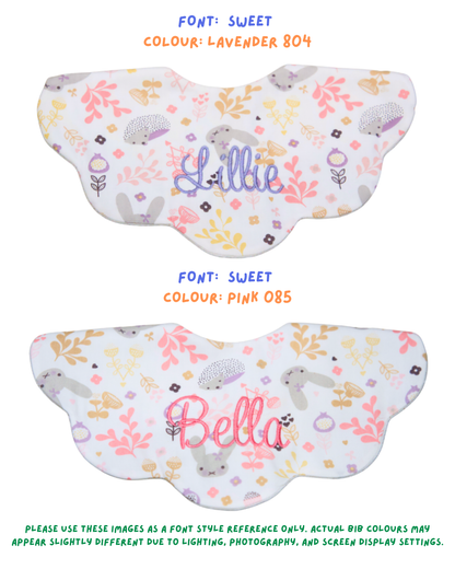 5-Layer Dribble Bib - Bunnies