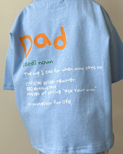 Signature Kids Tee - My Dad Fixes Everything / Blue (PRE ORDER | 21 AUGUST)