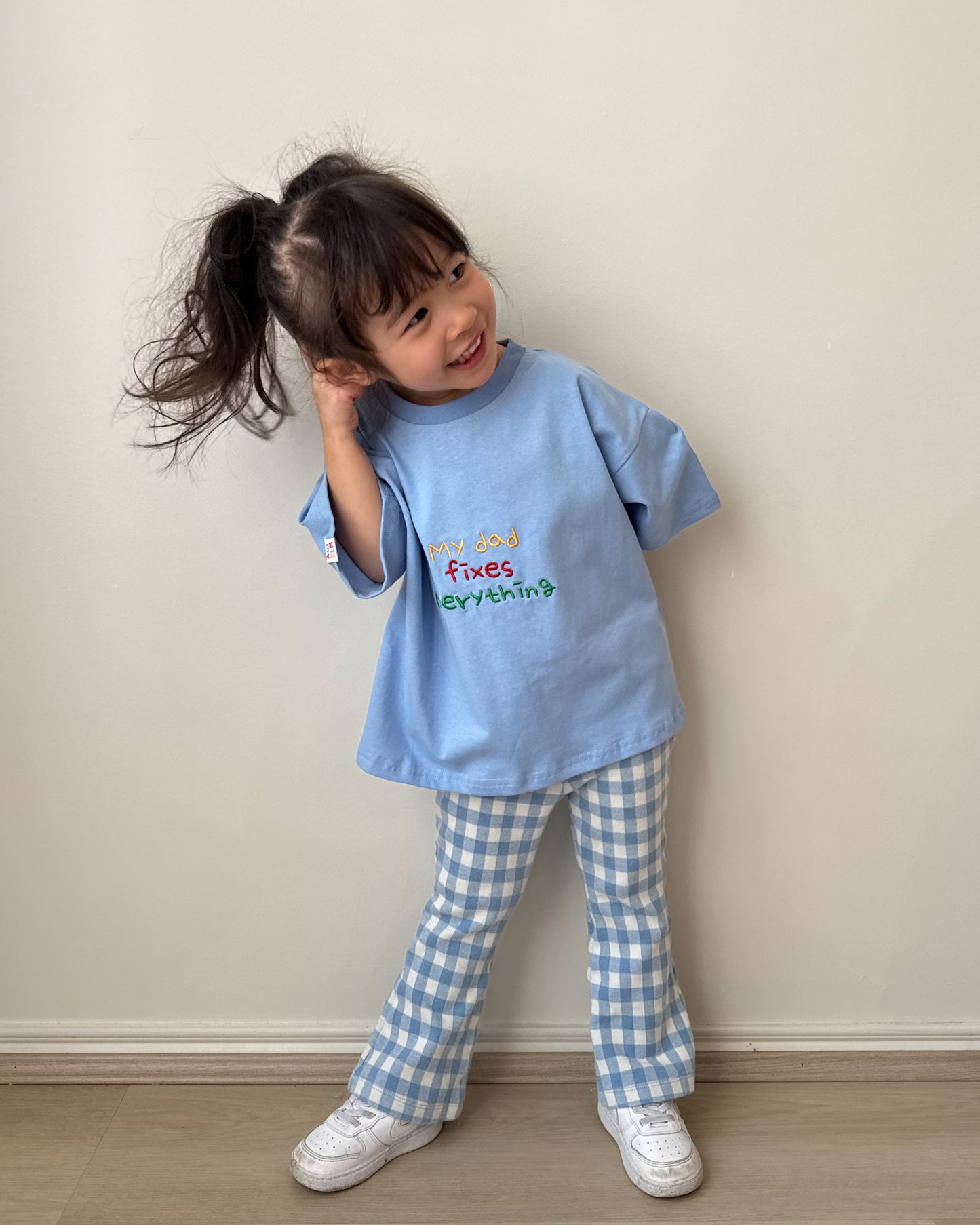 Signature Kids Tee - My Dad Fixes Everything / Blue (PRE ORDER | 21 AUGUST)