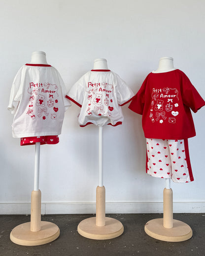 Petit Amour Tee - Red