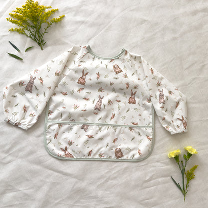 Waterproof Coverall Smock Bib - Bunnies
