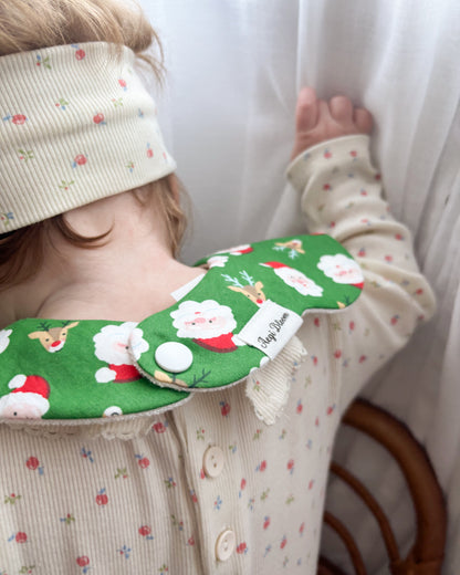5-Layer Dribble Bib - Merry Green