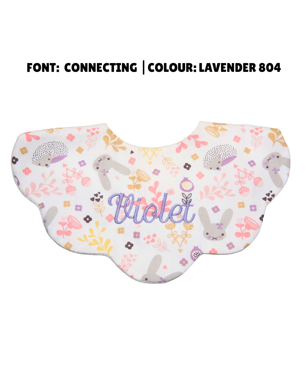 5-Layer Dribble Bib - Bunnies
