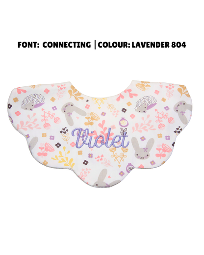 5-Layer Dribble Bib - Bunnies