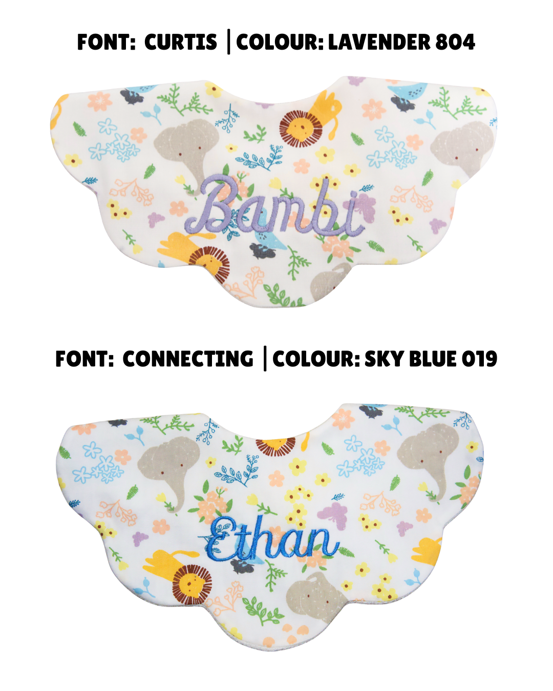 5-Layer Dribble Bib - Animal Kingdom