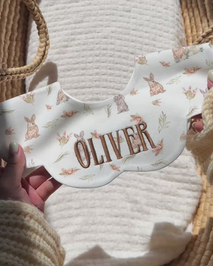 3- Layer Dribble Bib - Bunnies