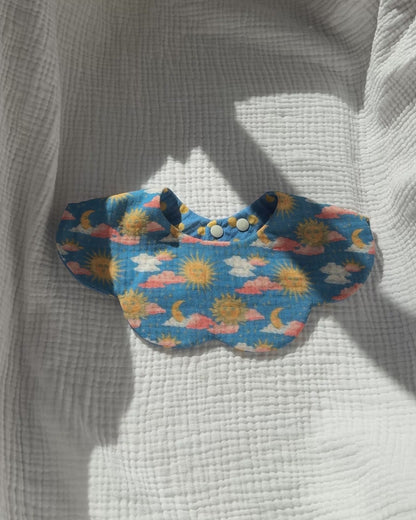 Organic Muslin 7-Layer Dribble Bib - Golden Hour