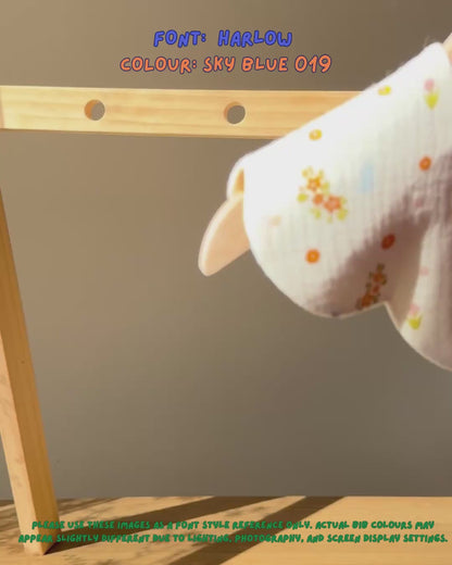 Organic Muslin 7-Layer Dribble Bib - Ditsy Florals