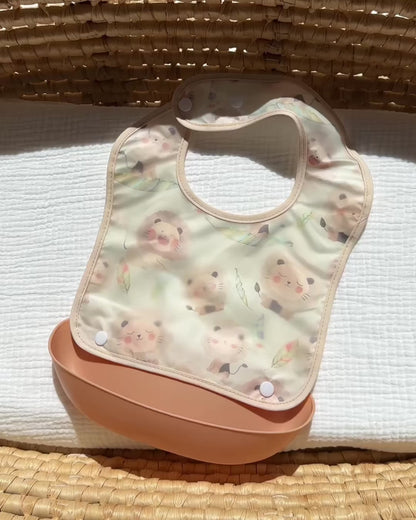 Food Catcher Bib - Lions