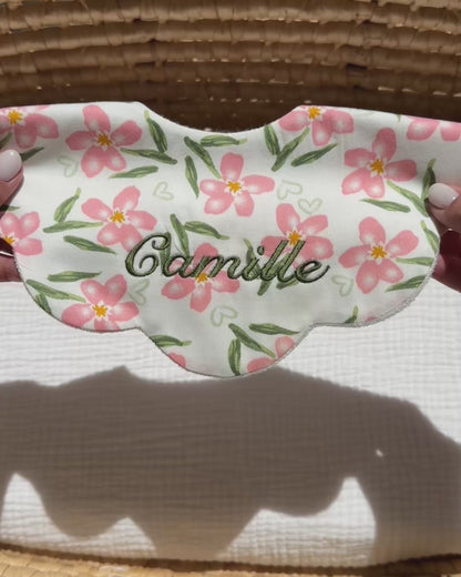 5-Layer Dribble Bib - Blush Floral