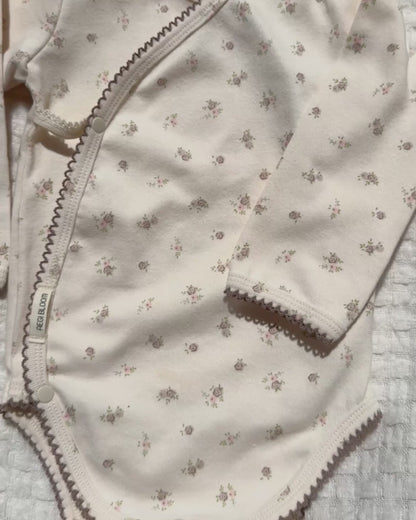 Angelina Floral Wrap Bodysuit